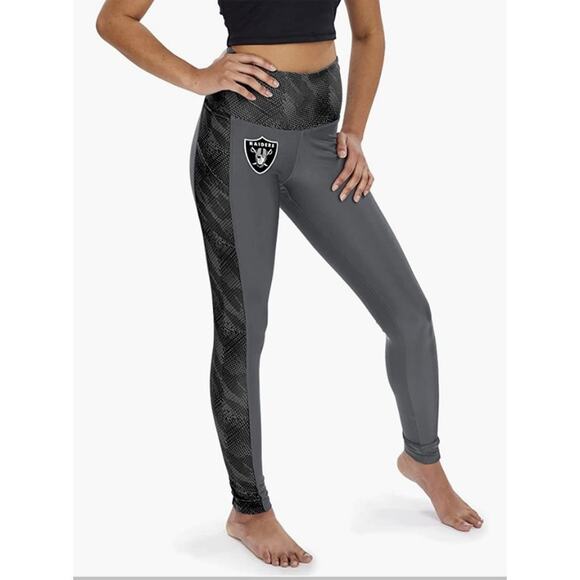 NWT Size Small Las Vegas Raiders Zubaz Leggings - Picture 1 of 8